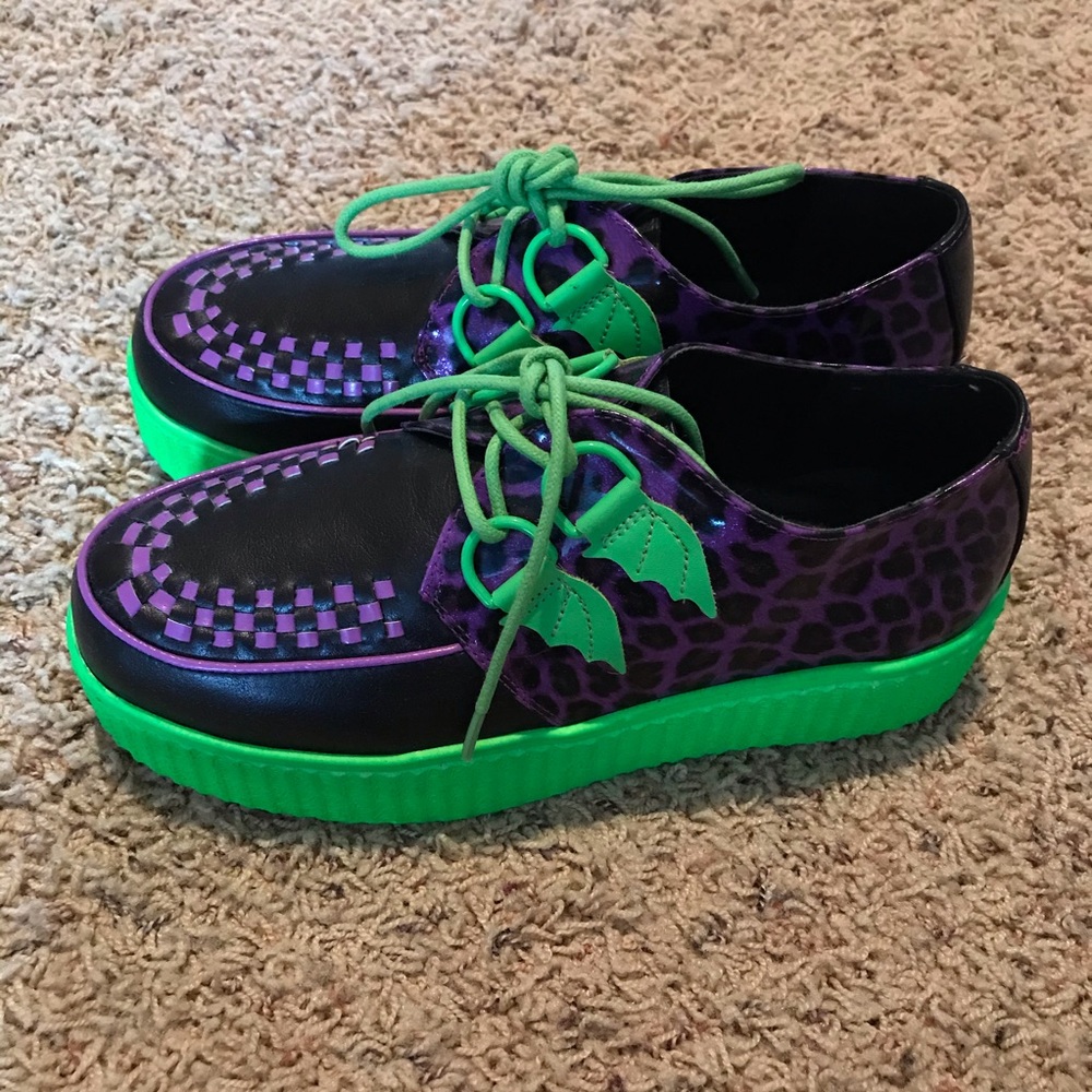 STRANGECVLT SLYME [GREEN/PURPLE] | KRYPT CREEPERS size Women’s 7.